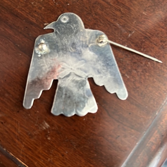 Native American unmarked probably sterling(cleans up like sterling but unmarked - Picture 7 of 7